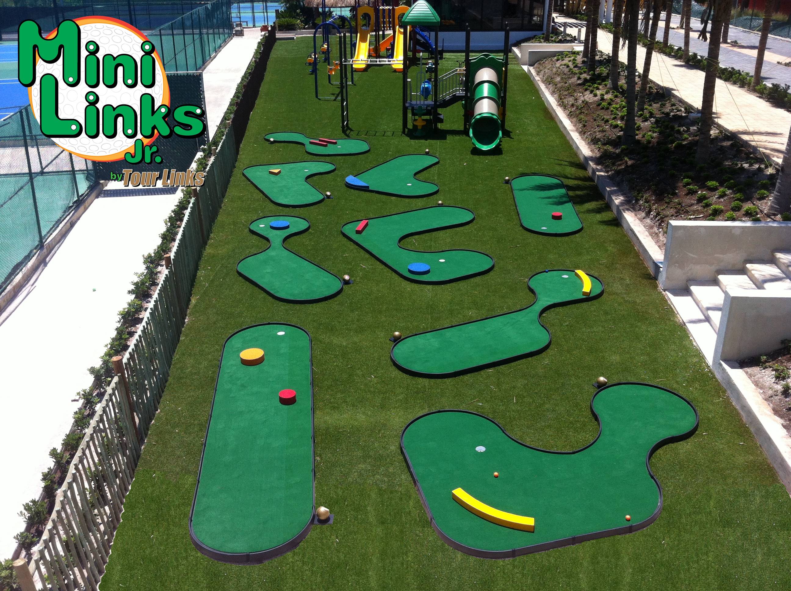 Mini Putt Golf Design Greenland Turf